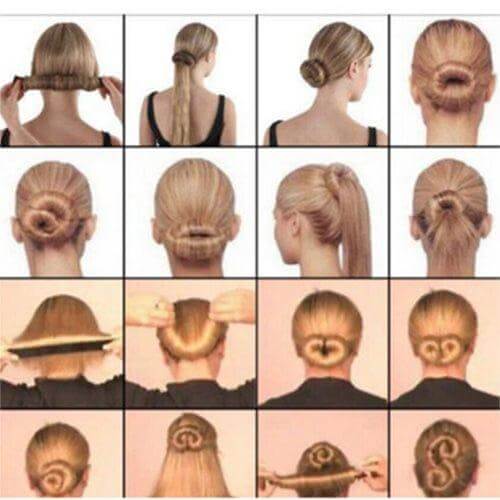 Donut Headband Hair Bun