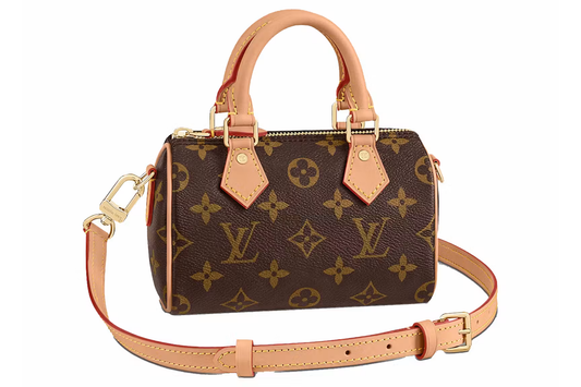 Louis Vuitton Nano Speedy Monogram Canvas Brown