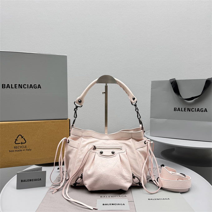 Balenciaga Women's Le City Bucket Bag Small Pink