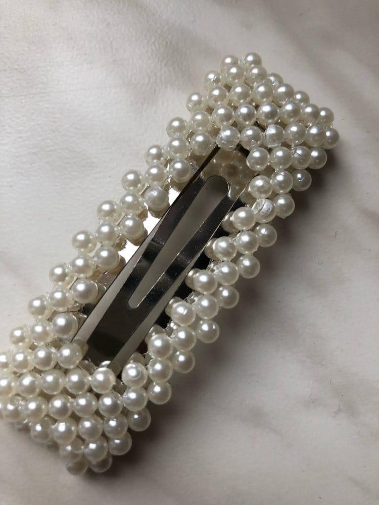 Rectangle Fasion Pearl Hair Clip