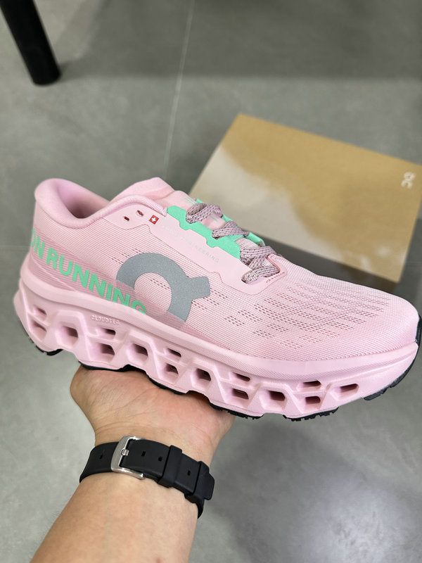 Shoes Cloud monster 3 Pink Green Sneakers 3MG10052634