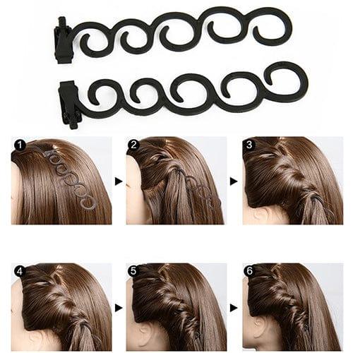 Flower Magic Hair Clip Queue Twist Plait
