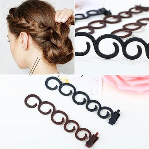 Flower Magic Hair Clip Queue Twist Plait