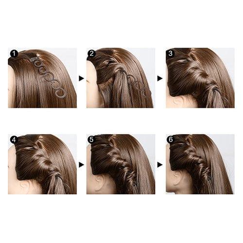 Flower Magic Hair Clip Queue Twist Plait